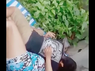 Indian The rabble and Girl caught fucking in small jungle